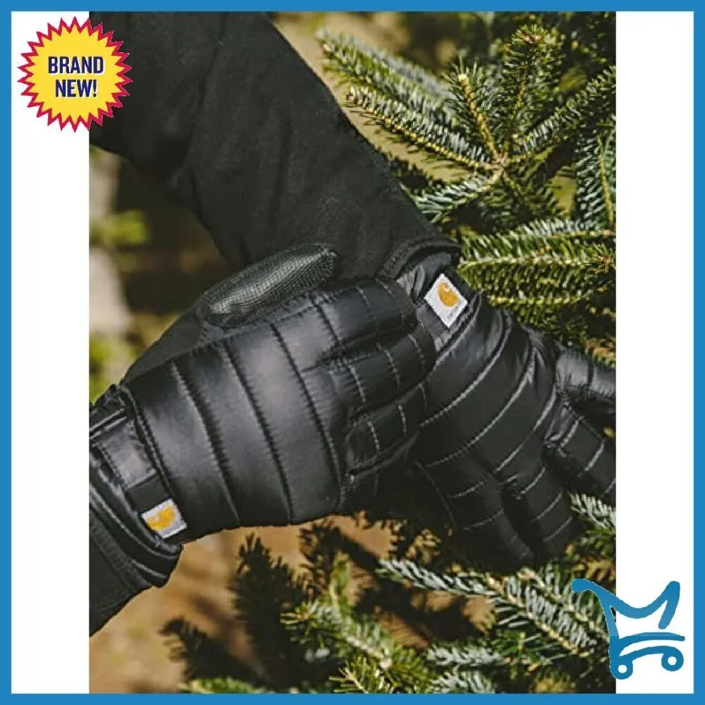 Women's Quilted Cold Weather Gloves Waterproof Insulated Sizes S M L
